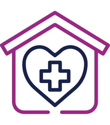 Home with heart icon